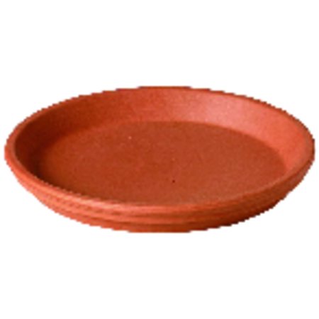 DEROMA 0.6 in. H X 4 in. D Clay Traditional Plant Saucer Terracotta M8190PZ